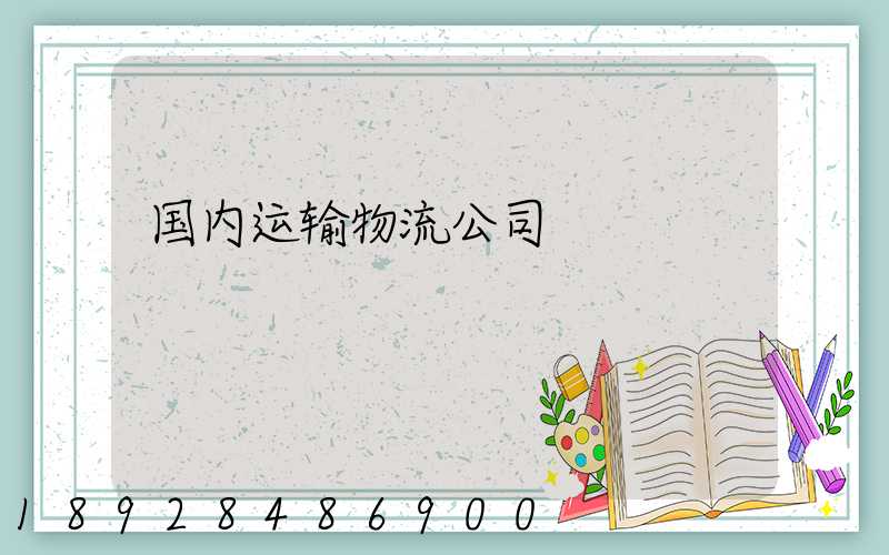 国内运输物流公司