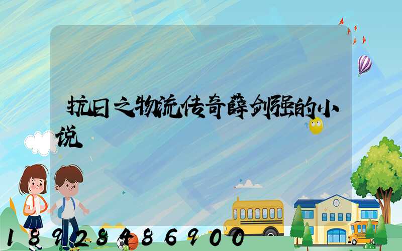 抗日之物流传奇薛剑强的小说